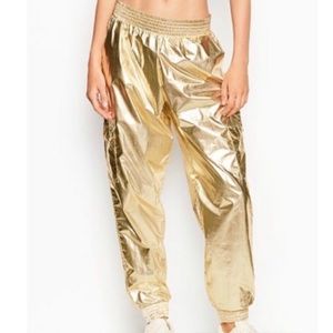 Victoria’s Secret Sport Metallic Gold Jogger Pants